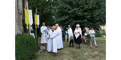 Nachfeier des Mährisch-Neustädter Wachsstockfestes an der Weingartenkapelle (Foto: Karl-Franz Thiede)